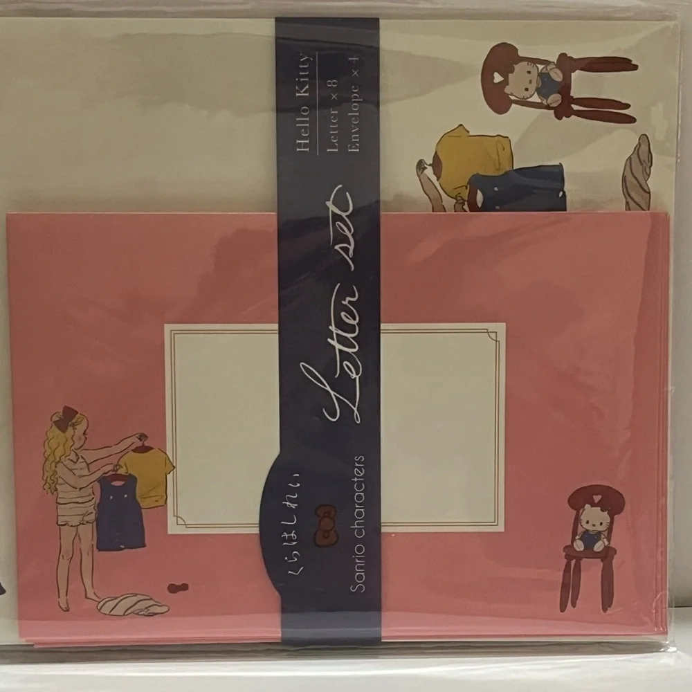 Hello Kitty x Kurahashi Rei Collaboration Letter Set